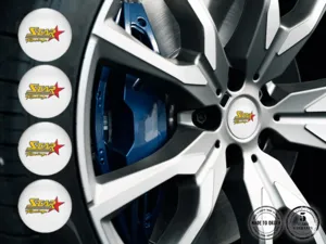 Pegatinas Aros Diseño Etiquetas para Coches